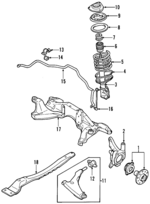 MR369645 - Suspension: Strut for Mitsubishi Image