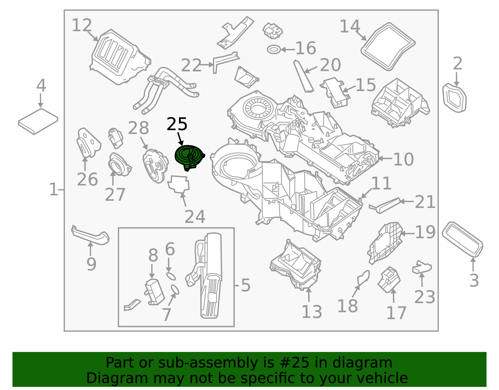 2004-2015 Nissan Blower Motor 27226-ZH00A | OURTESY NISSAN OF TAMPA