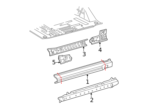 Rocker for 2000 Toyota Tacoma #1
