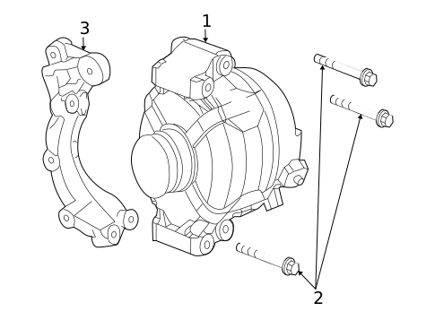 Alternator for 2010 Chevrolet Cobalt #1