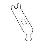 9A751153600 - Suspension: Pressure Line Support for Porsche Image