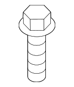 PAF008128 - Suspension: Pump Mount Bolt for Porsche Image