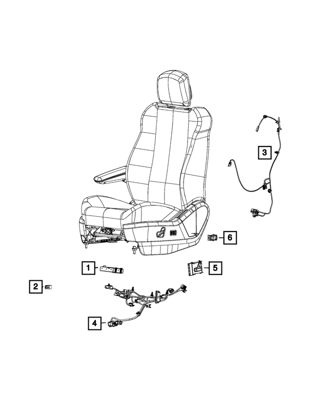 5026629AL - Electrical: Heated Seat Module for Mopar Image