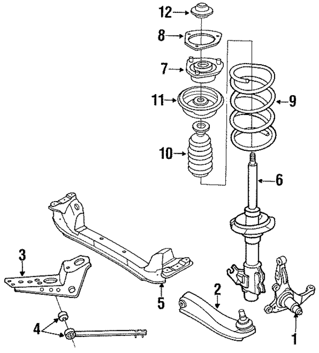 5450152F00 - : Lower Control Arm for Nissan: 240SX Image