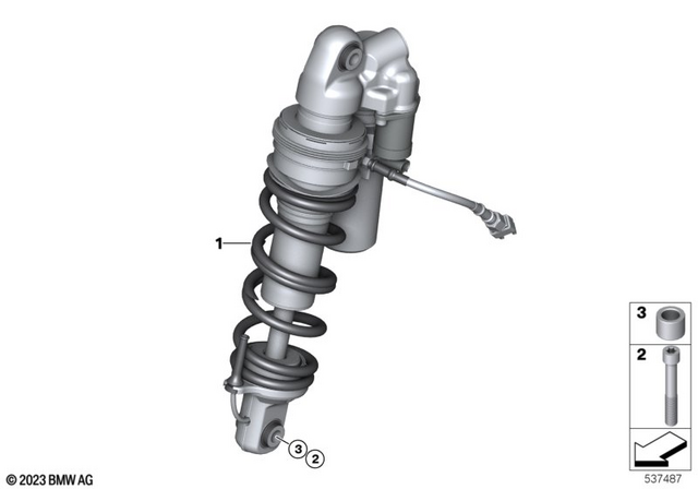 31488829216 - : Spring Strut              for BMW-Motorrad Image
