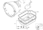 24105A5CA48 - : Oil Pan Automatic Transmission for BMW Image