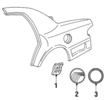 F7MZ5429076PTM - Body: Side Molding for Ford Image image