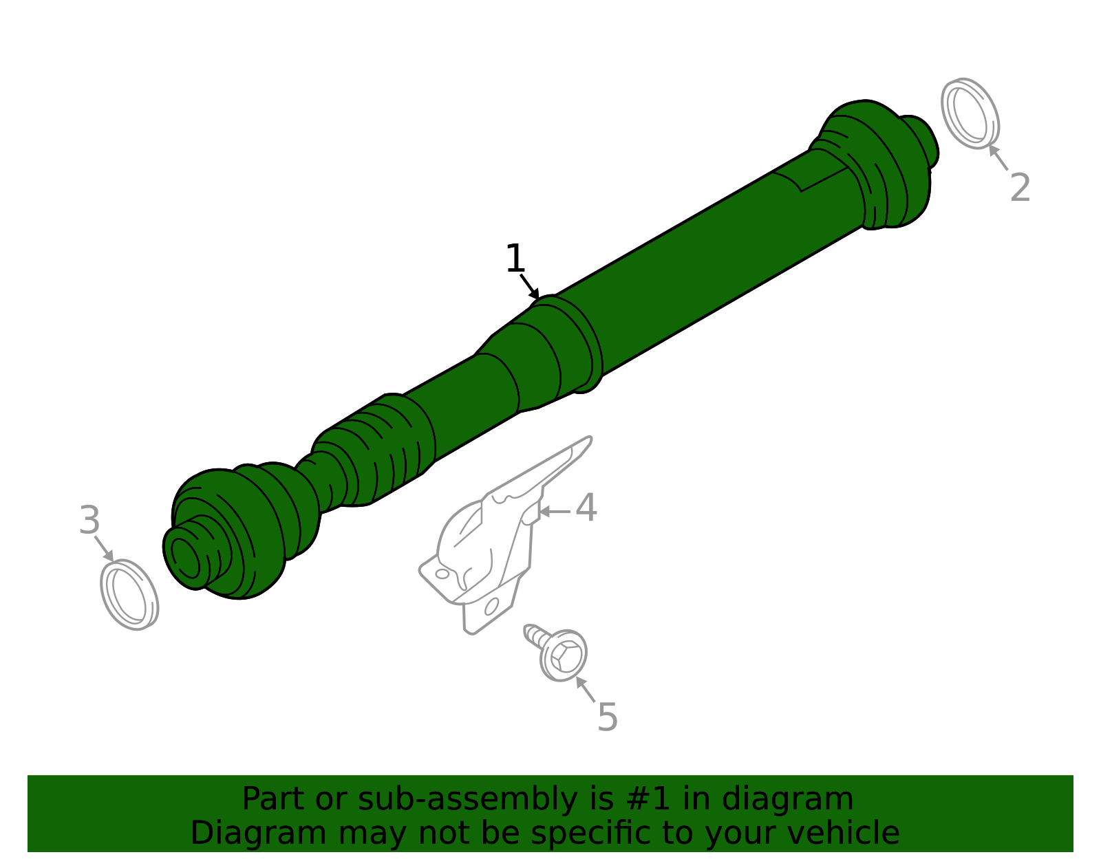 2011-2018 Porsche Cayenne Drive Shaft 958-421-010-04 | OEM Parts Online