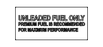 14806CH00A - Body: Fuel Label for Nissan Image