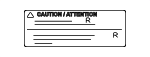 990536SA1A - Body: Caution Label for Nissan Image