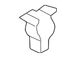 90601SJA003 - Belts &amp; Cooling: Radiator Support Access Cover Clip for Acura Image