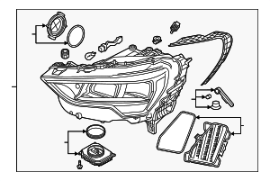 83A941012B - Unclassified: Headlamp Assembly for Audi: Q3 Image