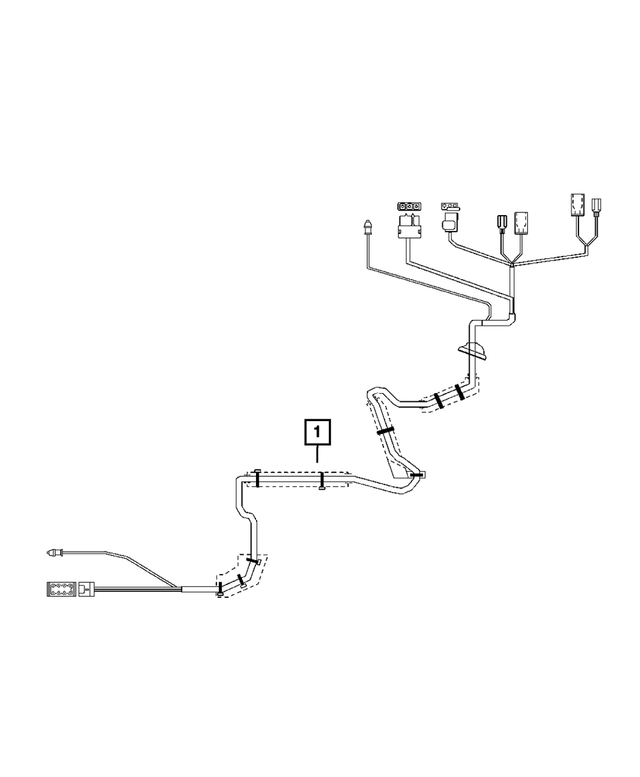5135707AA - Electrical: Taillamp Wiring, Right for Mopar Image image