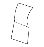 87611EA170 - Body: Seat Back Pad for Nissan Image