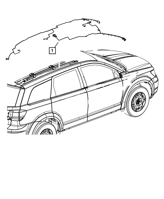 68046845AA - : Header Wiring for Mopar Image