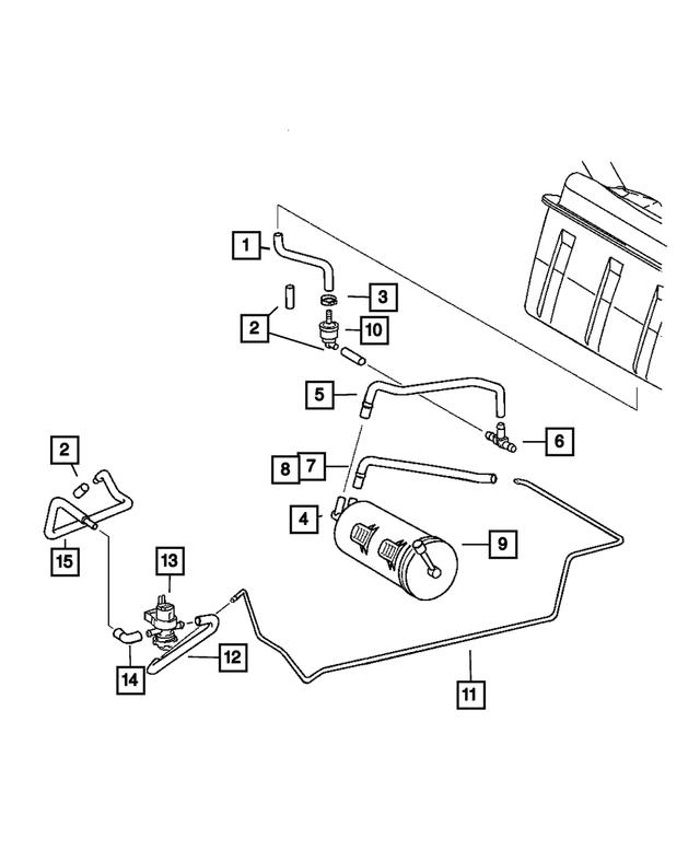 5097192AA - Emission Systems: Hose for Mopar Image