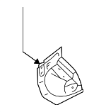 MR548495 - Body: Front Panel for Mitsubishi: Lancer, Outlander Image