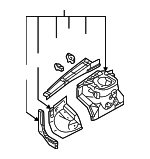 MN133547 - Body: Apron Assembly for Mitsubishi: Outlander Image