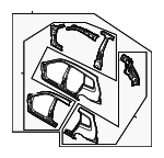 93167182 - Body: Uniside Assembly for Saab: 9-3X Image