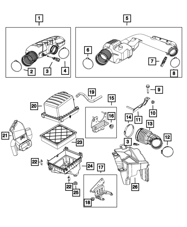 6105177AA - Fuel: Hose Clamp for Mopar Image