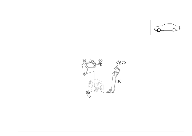 2113230016 - Front Axle: Link Rod for Mercedes-Benz: CLS500, CLS55 AMG, CLS550, CLS63 AMG Image image