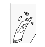 84161T20A01ZB - Body: Door Pillar Post Trim Set for Honda Image