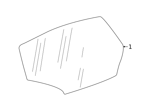 Glass - Lift Gate for 2021 Chevrolet Bolt EV #0