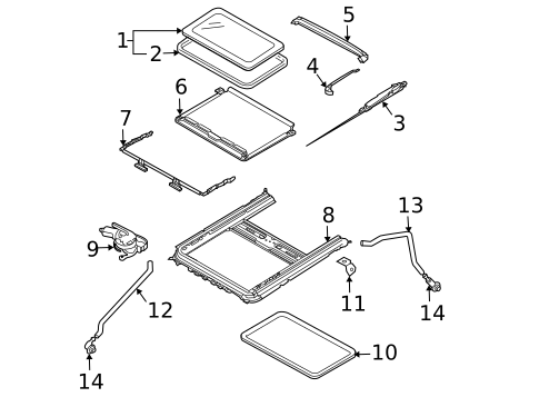 Sunroof for 2004 Mazda 3 #1