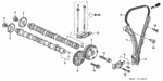 14113PNA003 - Engine: PLATE, CAM PULSE for Honda Image