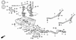 37802SD2000 - Electrical/Exhaust/Heater/Fuel: RETAINER, FUEL UNIT for Honda Image