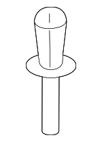 N0385013 - Body: Side Panel Rivet for Volkswagen: Atlas, Tiguan, Tiguan Limited, Touareg Image
