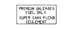 14806JF30A - Body: Fuel Label for Nissan: GT-R Image