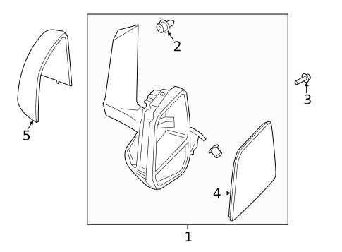 Mirrors for 2023 Ford Transit Connect #0