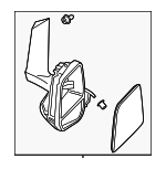 KT1Z17682M - : 2019-2023 Ford Transit Connect - Mirror Assembly for Ford: Transit Connect Image