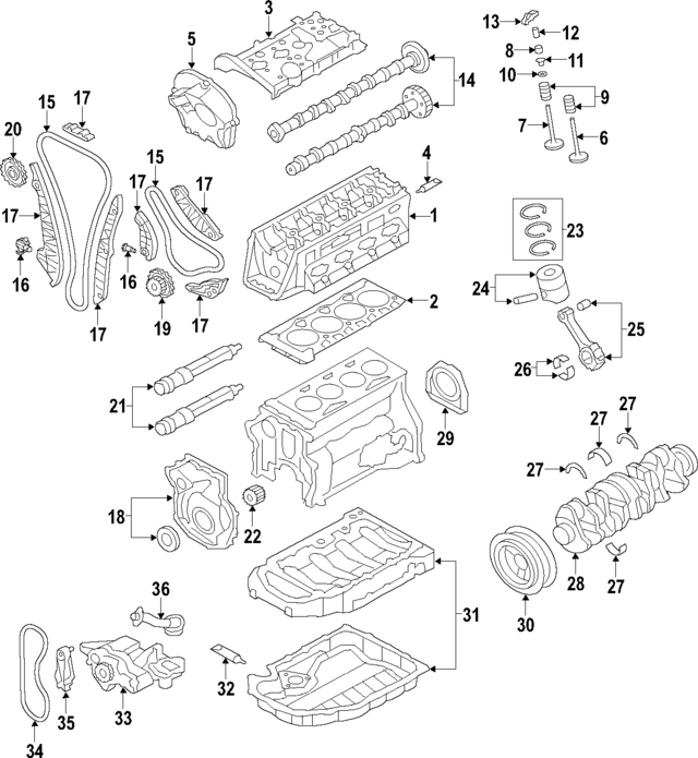 6K115251B - : Engine Oil Pump Pickup Tube for Audi Image