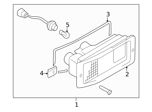 Tail Lamps for 1998 Mitsubishi Montero Sport #1