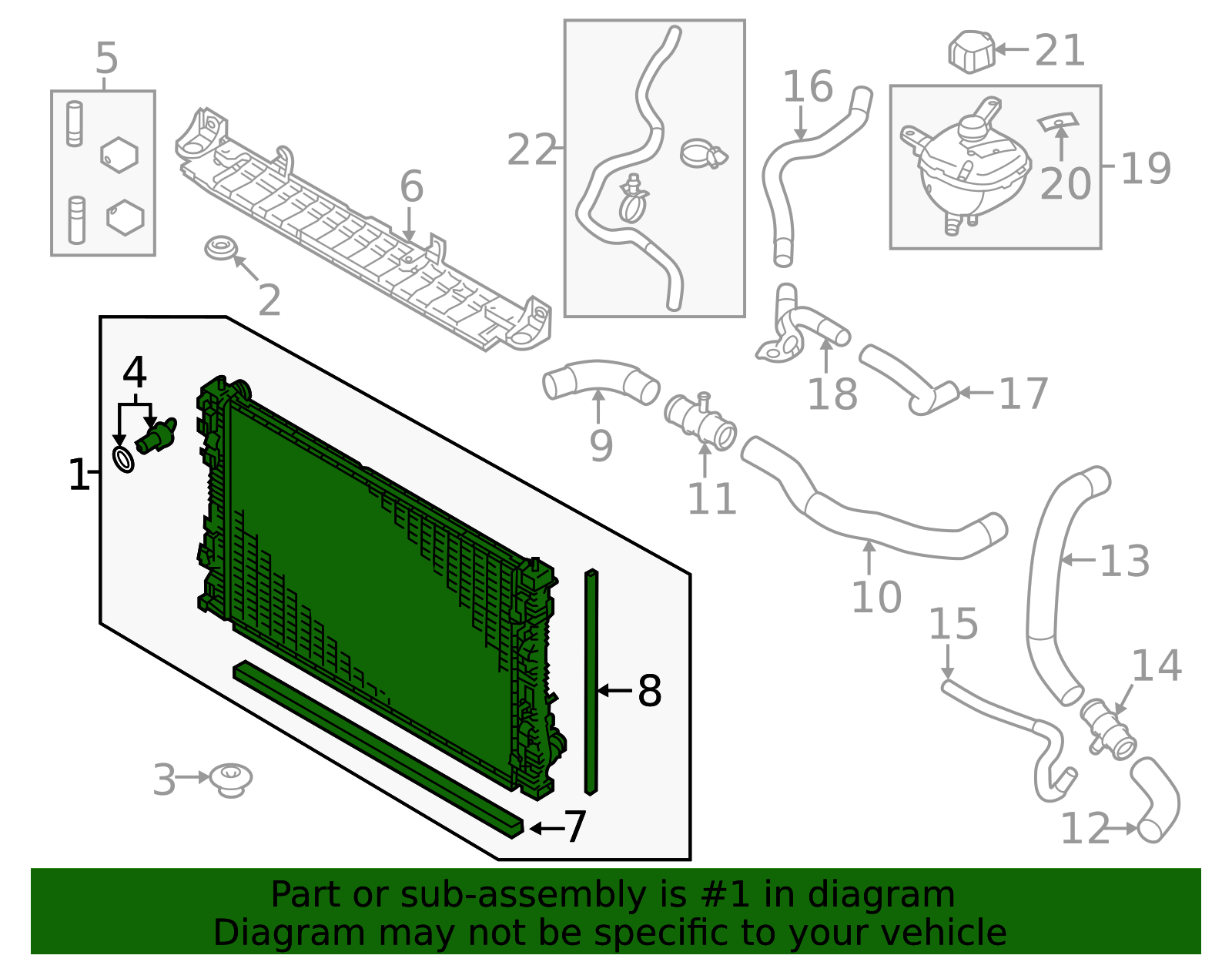 2023-2025 Mitsubishi Outlander PHEV Radiator Assembly 1350B186 ...