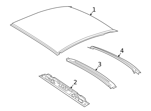Roof & Components for 2006 Pontiac GTO #0