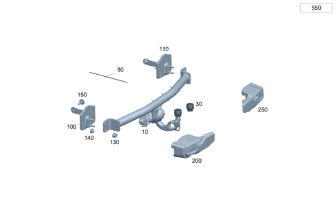 Trailer Coupling for 2023 Mercedes-Benz EQE 500 #0