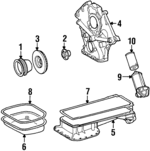 119180000967 - : Engine Oil Filter Element for Mercedes-Benz Image