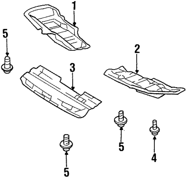 83686162H - Cooling System: Under Cover Screw for Infiniti Image