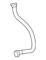 97020125501 - Fuel System: Evaporative Emissions System Lines for Porsche: Panamera Image