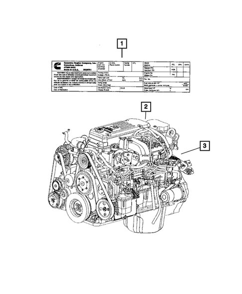 Engine Identification for 2007 Dodge Ram 3500 #0