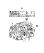 R8416636AB - Engine 5.9L Six Cylinder (Diesel): Complete Engine, Remanufactured for Dodge: Ram 2500, Ram 3500 Image