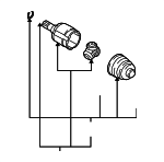 4411757LA0 - Universals &amp; Rear Axle: Inner Cv Joint for Suzuki Image