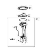 68644125AA - Fuel and Accelerator Pedal: Fuel Pump/level Unit Module Kit for Mopar Image