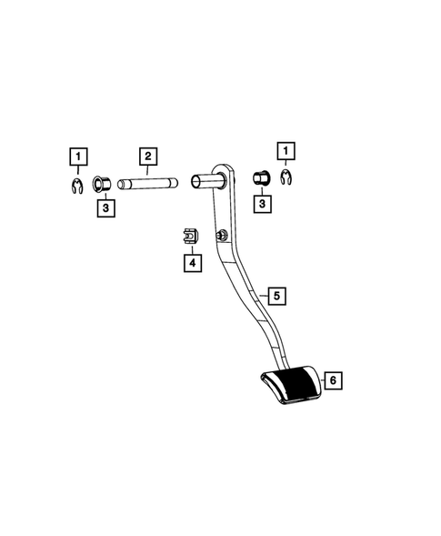 Brake Pedals for 2015 Jeep Wrangler #0