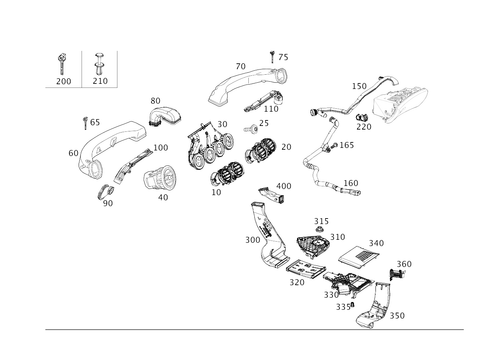 Air Ducting for 2017 Mercedes-Benz E 43 AMG&reg; #0