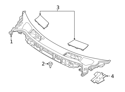 Cowl for 2020 Jaguar I-Pace #0