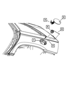 4719704AF - Body Sheet Metal Except Doors: Fuel Fill Door for Mopar Image